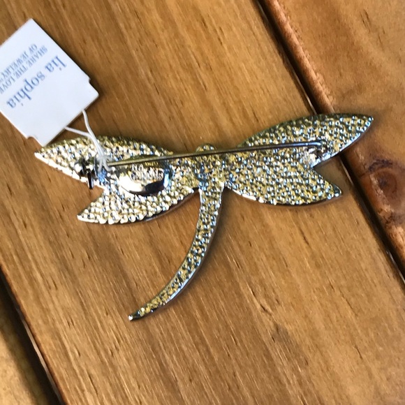 Lia Sophia☀️Dragonfly brooch - Picture 3 of 3